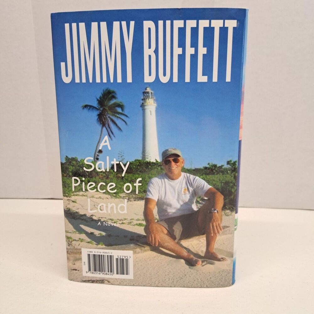 A Salty Piece of Land Jimmy Buffett First Edition Hardcover With CD - Picture 2 of 8
